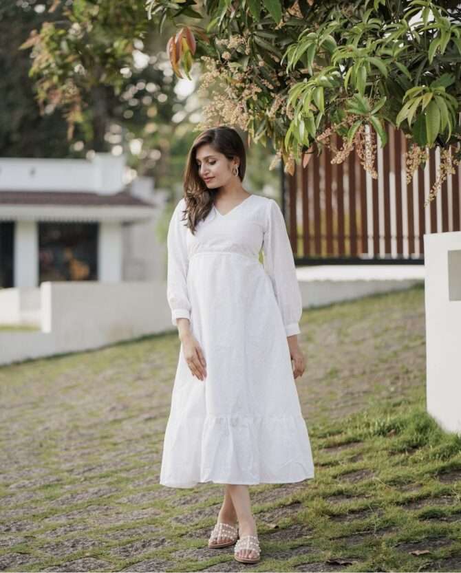 White layered dress - Image 3