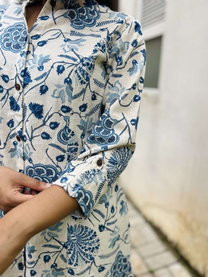 Cool blue kurta - Image 3