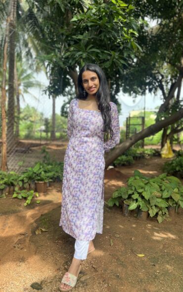 Lavender Bloom Kurta