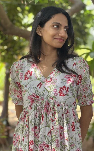 Scarlet Blossom Dress