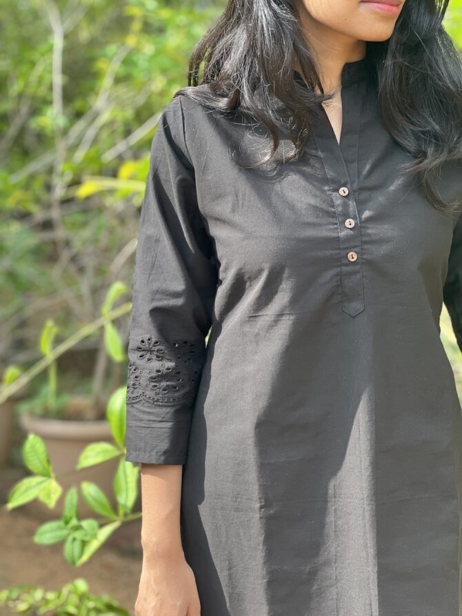 Black whisper Kurta - Image 2