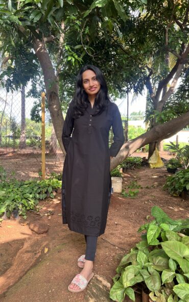 Black whisper Kurta