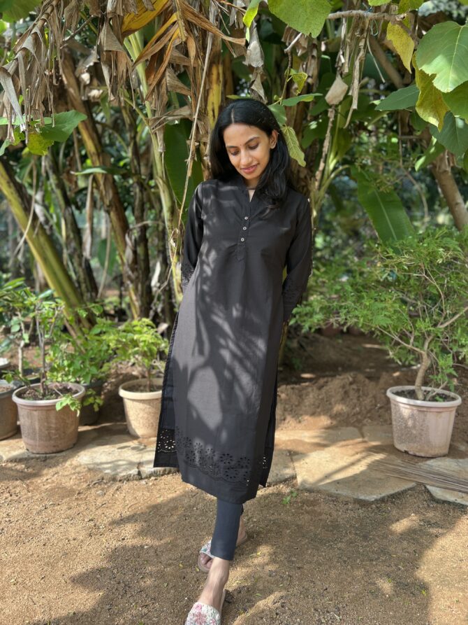 Black whisper Kurta - Image 3