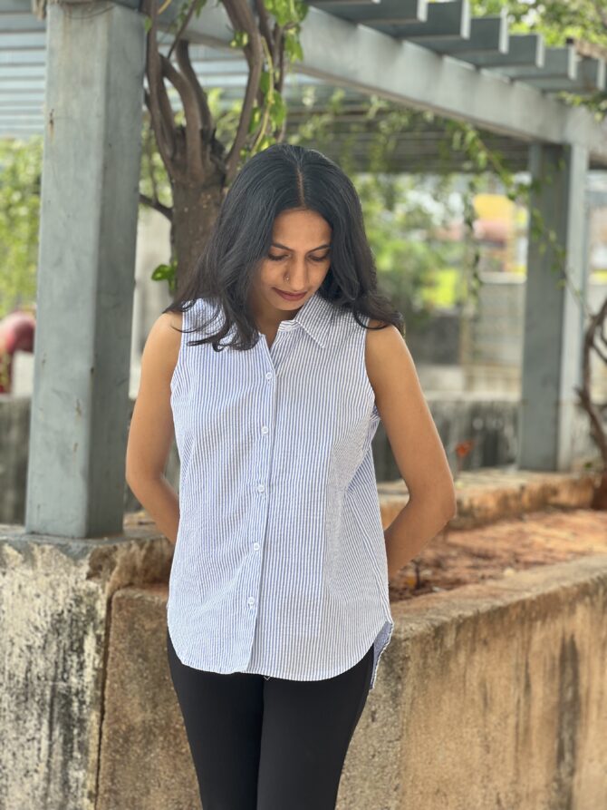 Aurora Sleeveless Shirt - Image 4