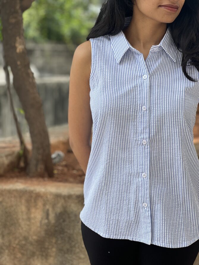 Aurora Sleeveless Shirt - Image 2