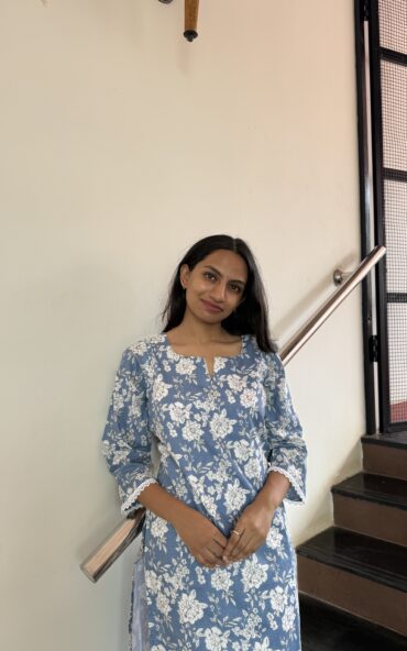 Blush blue cotton kurta