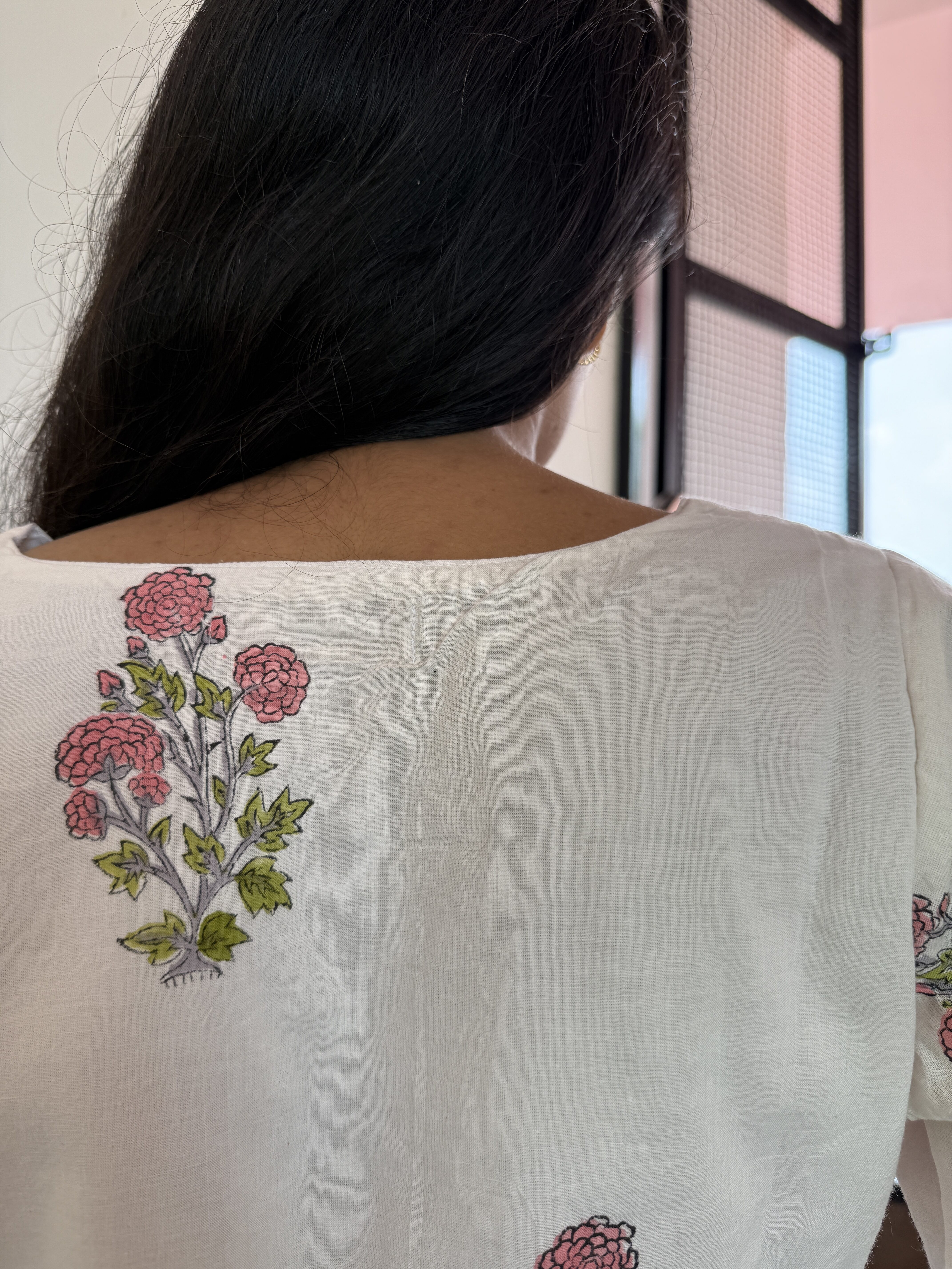 Ivory bloom kurta - Image 5