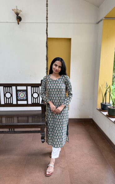 Floral rain kurta